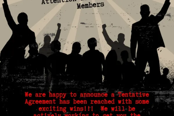 Tentative Agreement Announcement