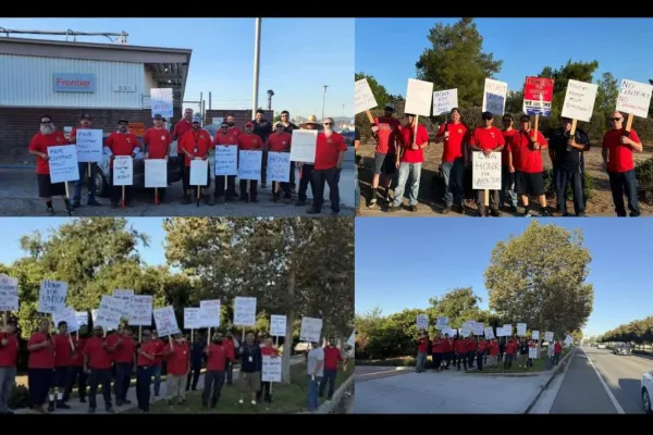 Frontier Members Rally for a Fair Contract