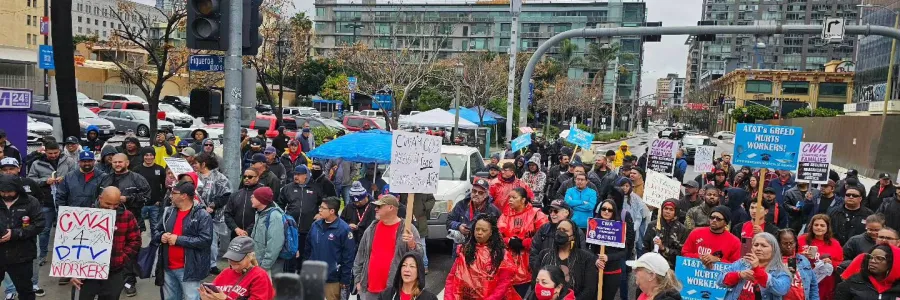 District 9 Rally for a Fair Contract
