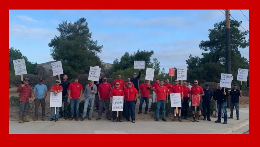 Frontier members on Red Day!