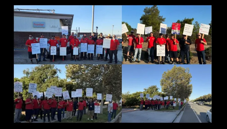 Frontier Members Rally for a Fair Contract