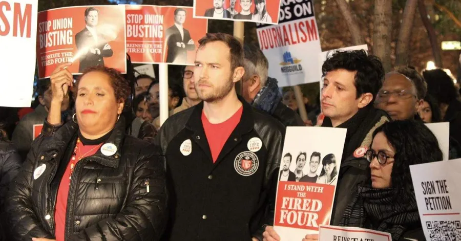 NewsGuild-CWA Rallies for Fired Four at Condé Nast