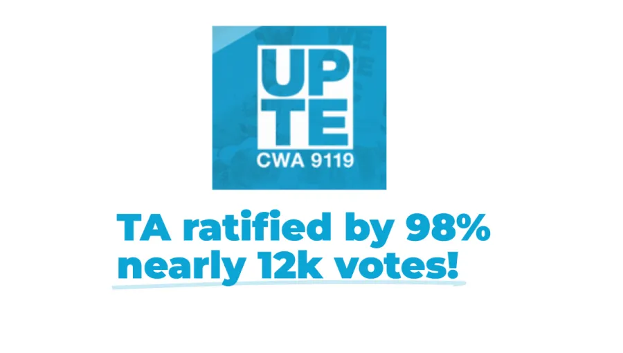 UPTE TA ratified