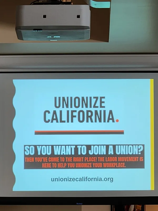 unionize california labor discussion