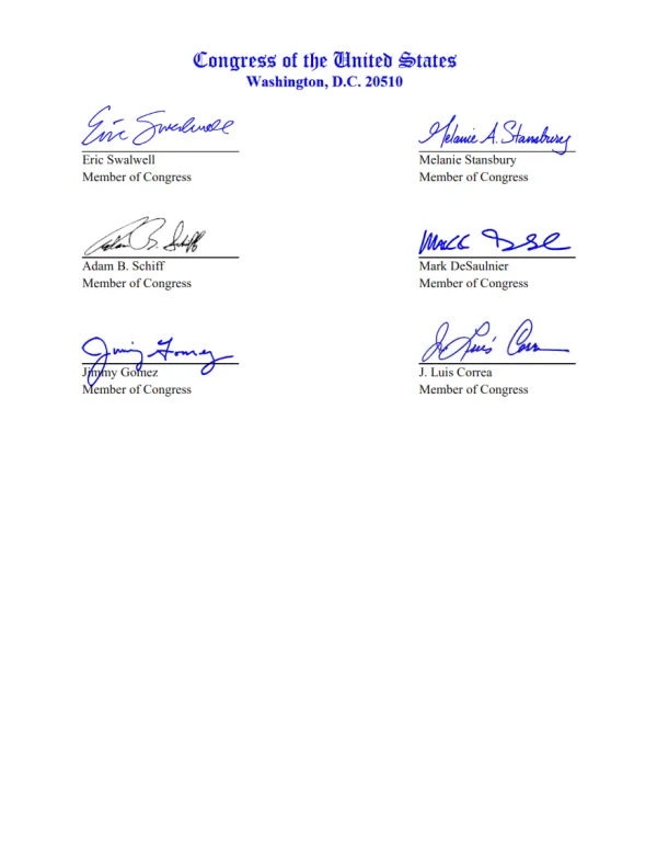 Congressional Letter of Support for AT&T Bargaining Page 3